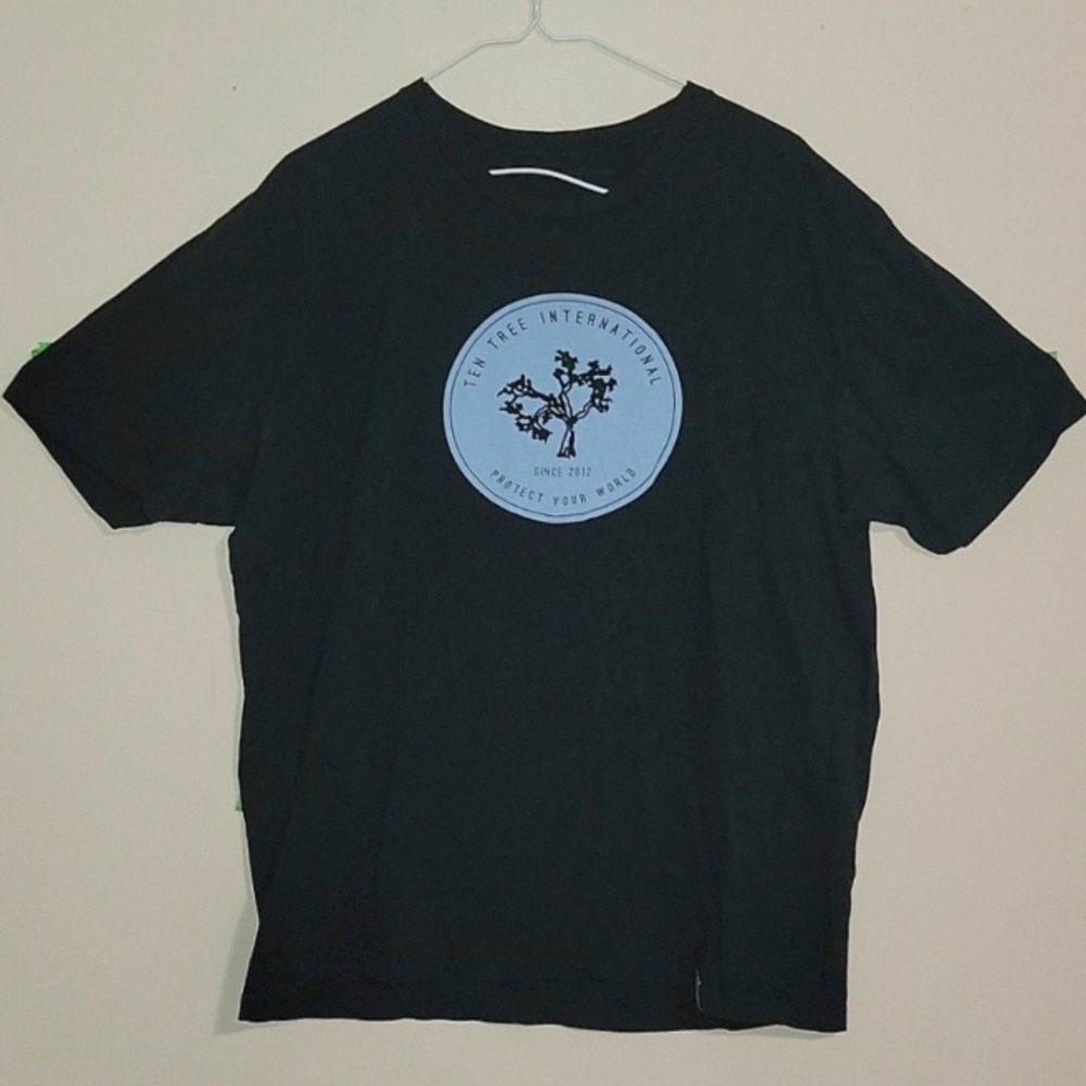 Tentree Black Short Sleeve T-Shirt XL